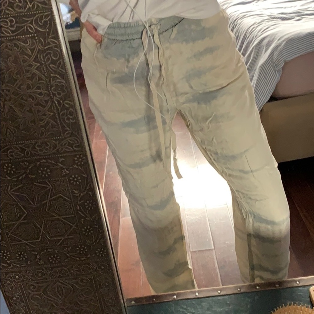 Johnny was tie-dye pants